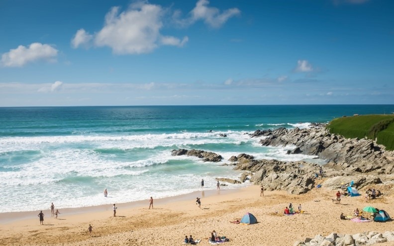 fistral beach cornwall