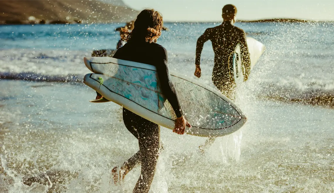 surfing in cornwall