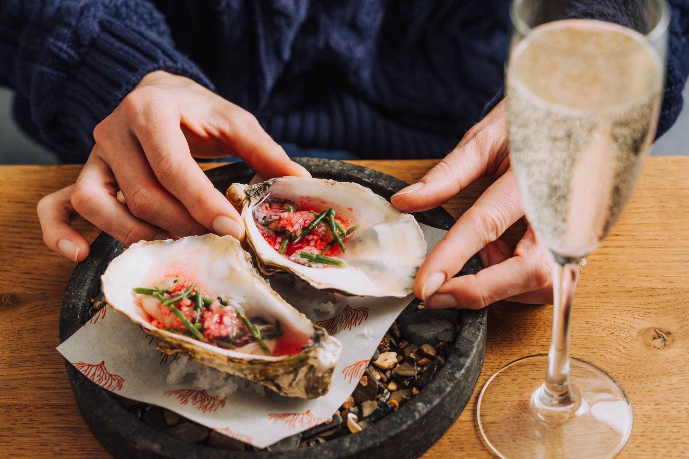 PH SAMPHIRE FOOD OYSTERS 13132 LRJ